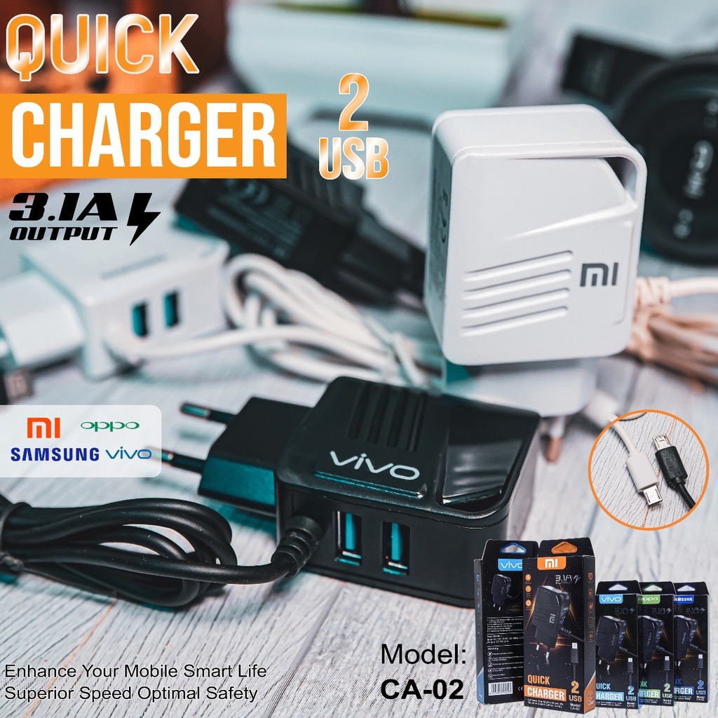 TRAVEL CHARGER BRAND KODE CA-02